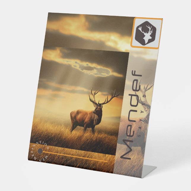 MENDEF SOCKELSCHILD (Vorderseite)