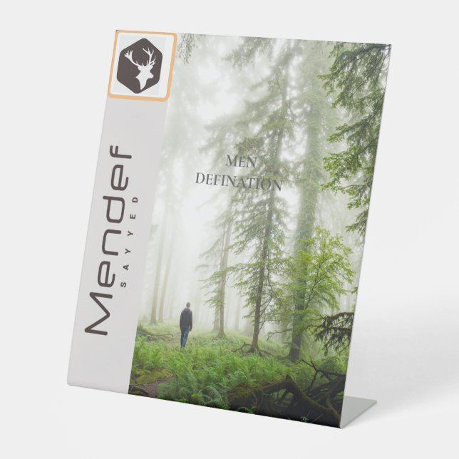 MENDEF SOCKELSCHILD (Vorderseite)