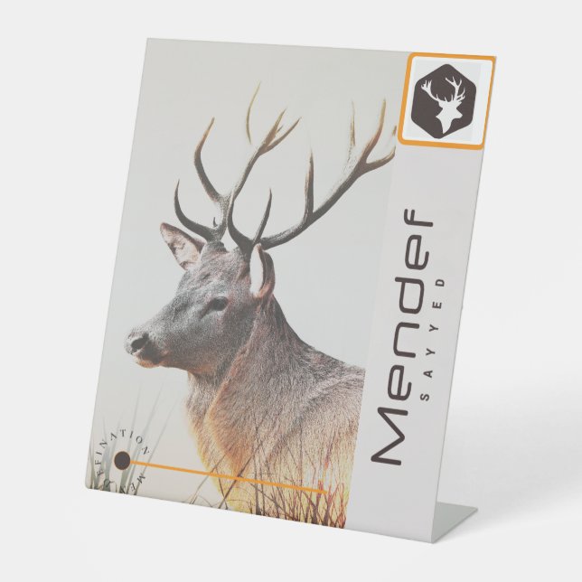 MENDEF SOCKELSCHILD (Vorderseite)