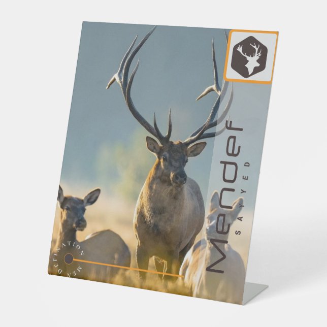 MENDEF SOCKELSCHILD (Vorderseite)