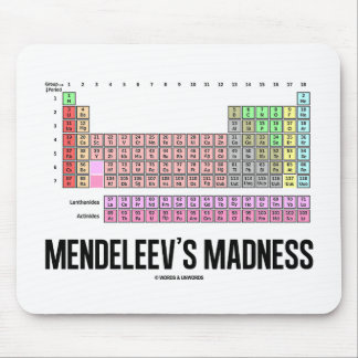 Mendeleevs Verrücktheit (Periodensystem der Mousepad