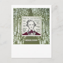 Mendelssohn Postcard Postkarte