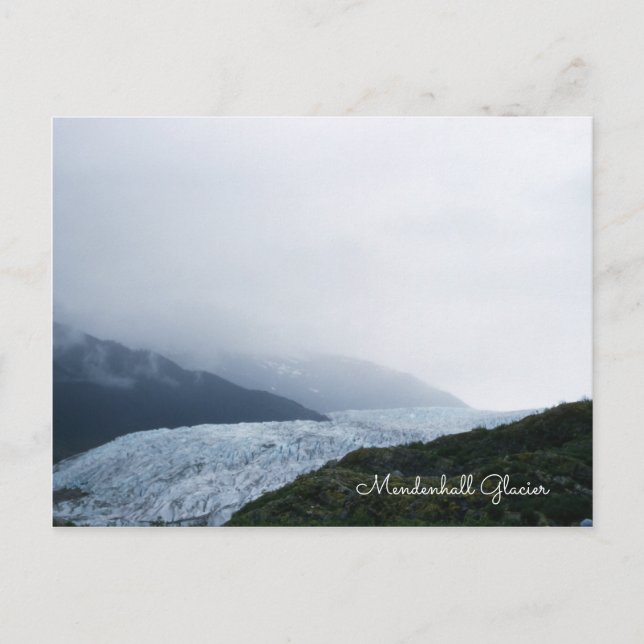 Mendenhall Glacier Juneau Alaska Icefield Postkarte (Vorderseite)