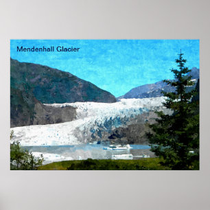 Mendenhall Glacier Poster