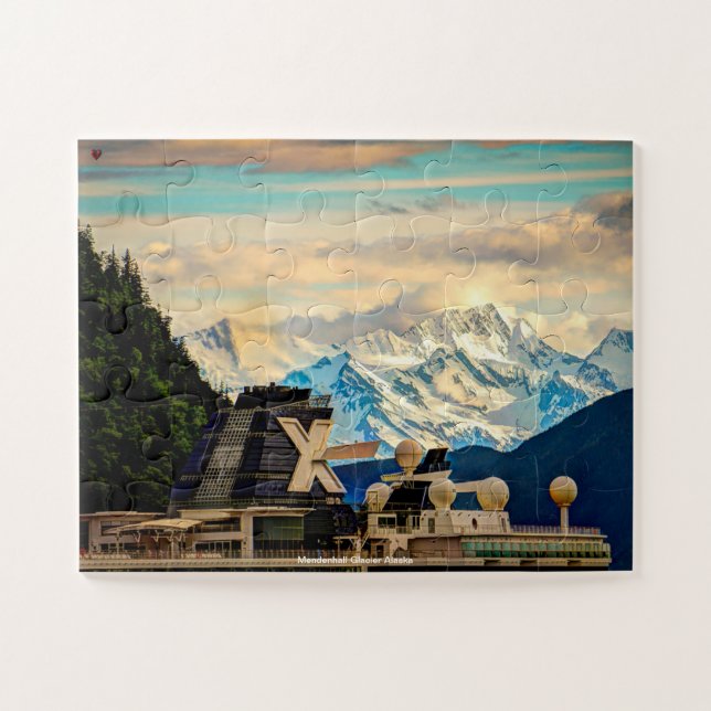 Mendenhall-Gletscher Alaska Puzzle (Horizontal)