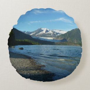 Mendenhall Lake in Juneau Alaska Landschaft Rundes Kissen
