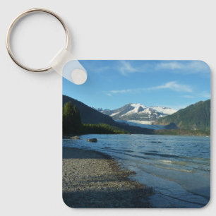 Mendenhall Lake in Juneau Alaska Landschaft Schlüsselanhänger