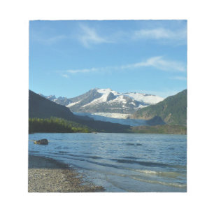 Mendenhall Lake in Juneau Alaska Notizblock