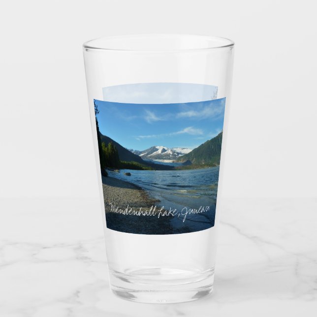Mendenhall See Juneau Alaska Landschaft Glas (Vorderseite)