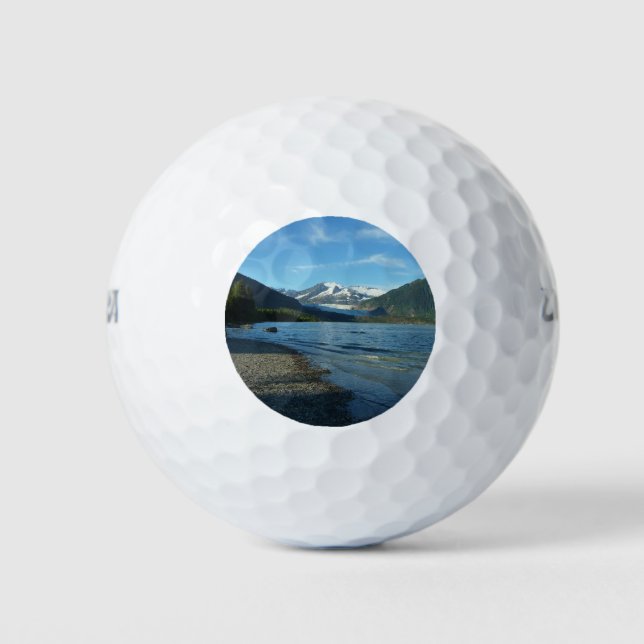 Mendenhall See Juneau Alaska Landschaft Golfball (Vorderseite)
