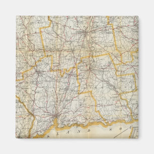 Mendenhall's Guide, Road Map Connecticut Magnet