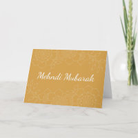 Mendhi Mubarak Islamische Hochzeits-Dua Gratulatio