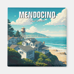 Mendocino California Travel Magnet