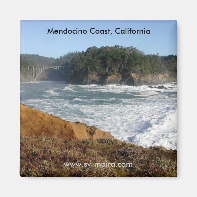 Mendocino Coast, Kalifornien Magnet (Vorne)