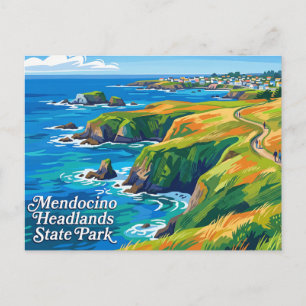 Mendocino Headlands State Park Kalifornien Postkarte