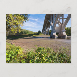 Mendota Brücke durch Formenschneckenpark Postkarte