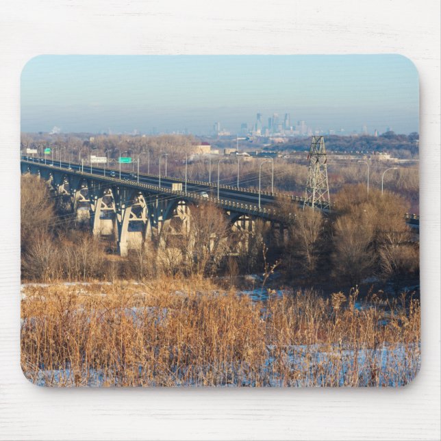 Mendota-Brücke über das Minnesota-Tal Mousepad (Vorne)