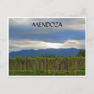 Mendoza Anden Sonnenuntergang Postkarte