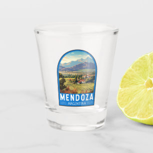 Mendoza Argentinien Reisen Vintag Schnapsglas