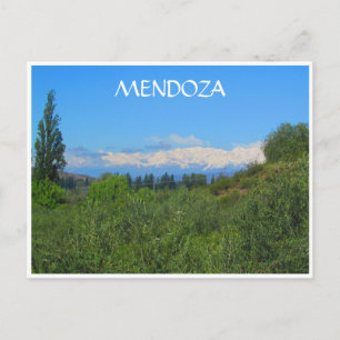 Mendoza und Grün Postkarte