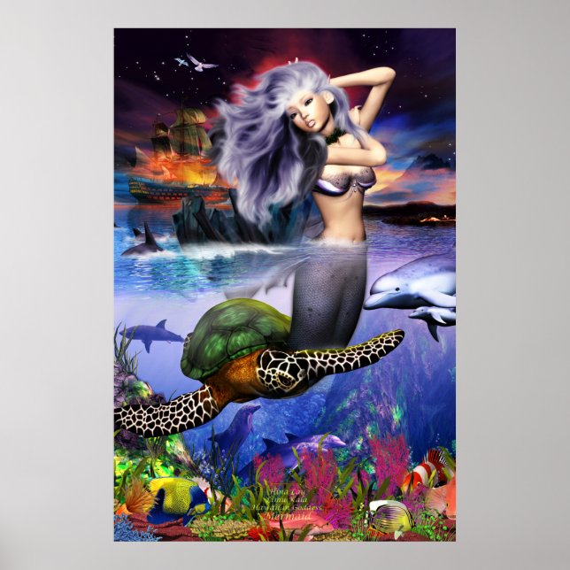 Menehune Mermaid (Aktualisierung) Poster (Vorne)