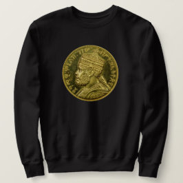 Menelik II Rastafari Emperor Rasta Roots Sweater Sweatshirt