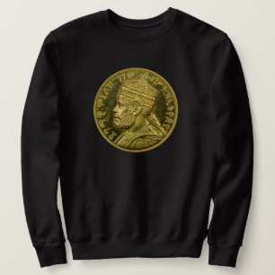 Menelik II Rastafari Emperor Rasta Roots Sweater Sweatshirt