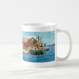 Menemsha, von einem ursprünglichen Aquarell durch Tasse