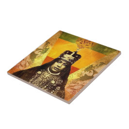 Menen Asfaw Haile Selassie IHRE Majestät Jah Rasta Fliese