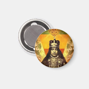 Menen Asfaw Haile Selassie IHRE Majestät Jah Rasta Magnet
