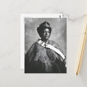 Menen Asfaw Königin Afrika Kaiserin Selassie I Wur Postkarte