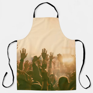 Menge bei Konzert - Retro-Stil-Fotokonzert,Menge, Schürze