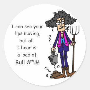 Menge BS Runder Aufkleber