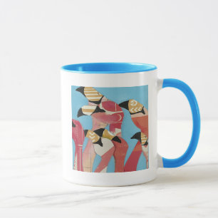 Menge der Flamingos Tasse