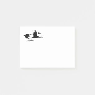 Menge der Gänse Post-it Klebezettel