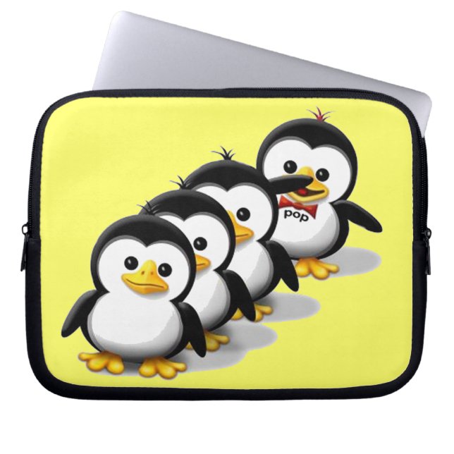 Menge der Pinguine Laptopschutzhülle (Vorderseite)