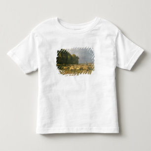 Menge der Schafe in einer Landschaft Kleinkind T-shirt
