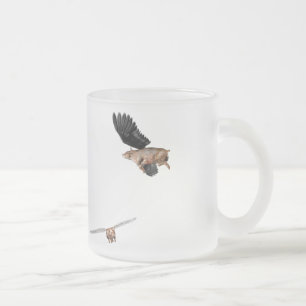 Menge der Schwein-mattierten Tasse