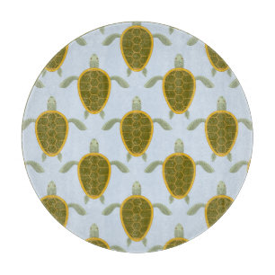 Menge des Meeresschildkröte-Musters Schneidebrett