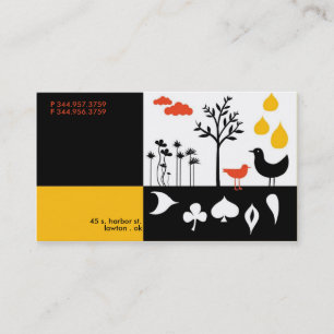 Menge lässt Visitenkarte fallen