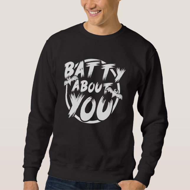 Menge über dich - Halloween Sweatshirt (Vorderseite)