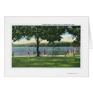 Mengen am Strand und am Park auf Chautauqua