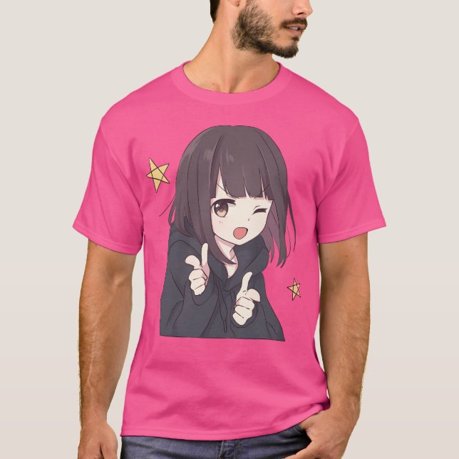 Menhera Chan Anime T-Shirt (Vorderseite)