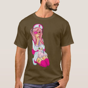 Menhera chan Yami Kawaii Pastel Goth Harajuku Cree T-Shirt