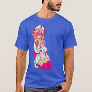 Menhera chan Yami Kawaii Pastel Goth Harajuku Cree T-Shirt