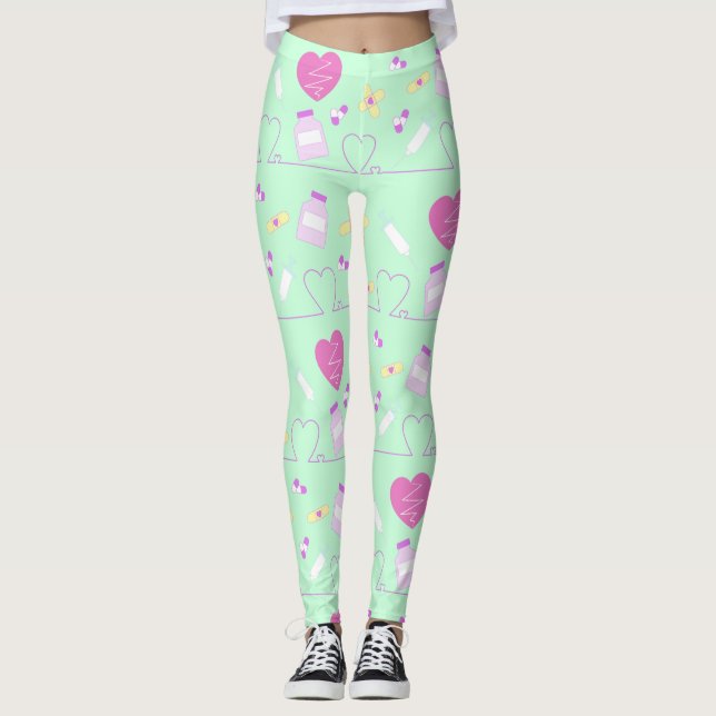 menhera in mint leggings (Vorderseite)