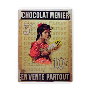 "Menier Chocolat", auf Verkauf überall Magnet
