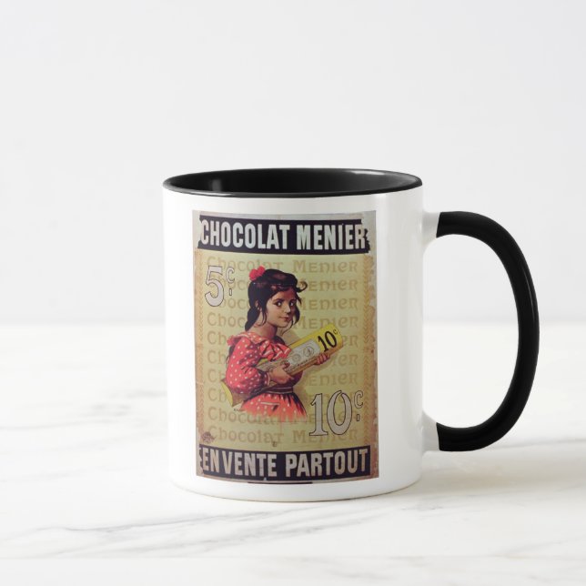 "Menier Chocolat", auf Verkauf überall Tasse (Rechts)
