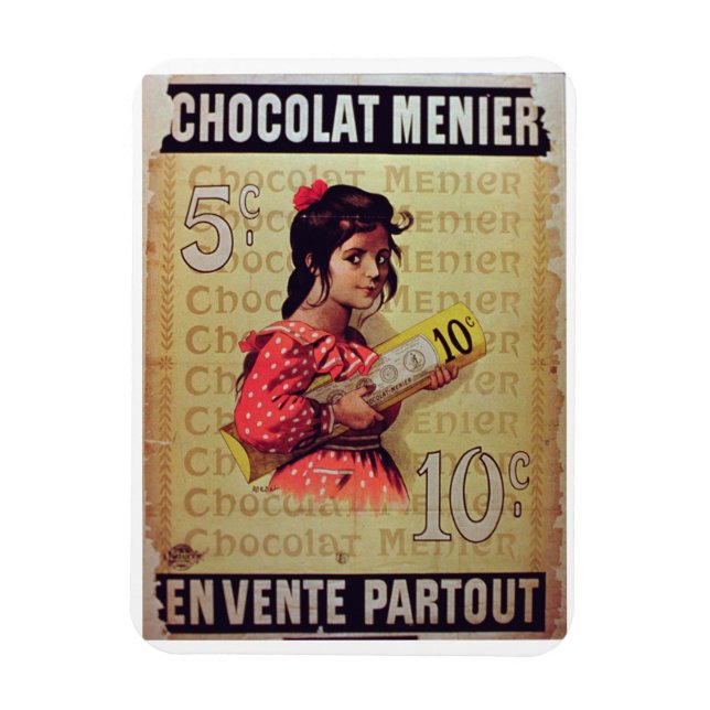 'Menier Chocolat', überall im Verkauf (Farblein Magnet (Vertikal)