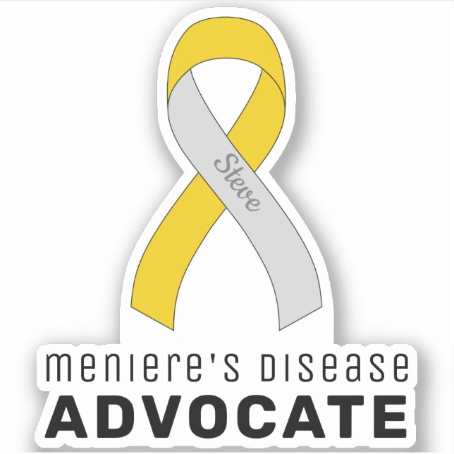 Meniere's Disease Advocate Vinyl Sticker (Vorderseite)